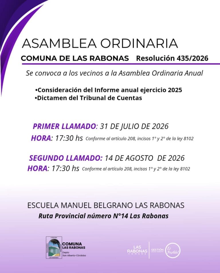 Flyer ASAMBLEA ORDINARIA 2026